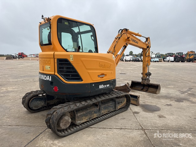 2017 Hyundai R60CR-9A Mini-Pelle Mini Excavator: <6.6t - מיני מחפר: תמונה 4 2017 Hyundai R60CR-9A Mini-Pelle Mini Excavator: <6.6t - מיני מחפר: תמונה 4