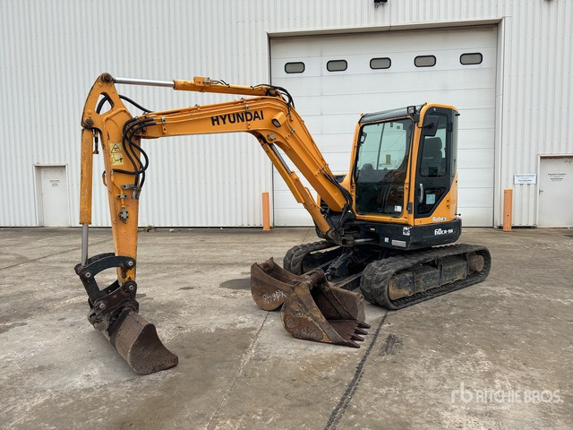 2017 Hyundai R60CR-9A Mini-Pelle Mini Excavator: <6.6t - מיני מחפר: תמונה 2 2017 Hyundai R60CR-9A Mini-Pelle Mini Excavator: <6.6t - מיני מחפר: תמונה 2