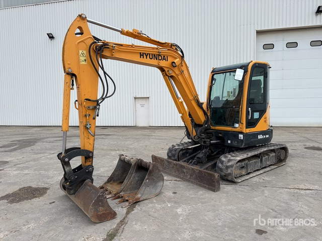 2017 Hyundai R60CR-9A Mini-Pelle Mini Excavator: <6.6t - מיני מחפר: תמונה 2 2017 Hyundai R60CR-9A Mini-Pelle Mini Excavator: <6.6t - מיני מחפר: תמונה 2