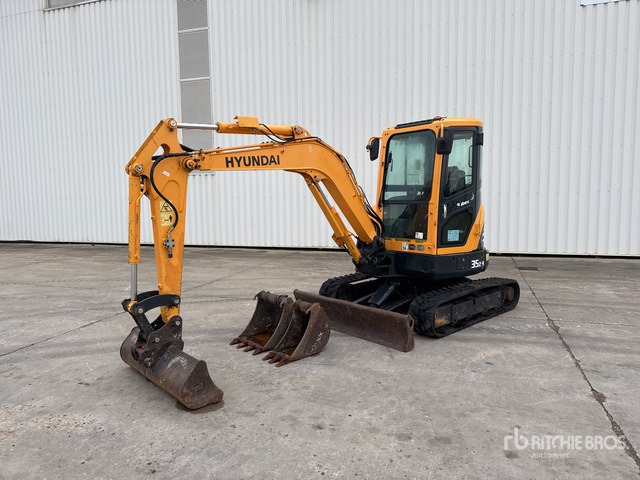 2018 Hyundai R35Z9 Mini-Pelle Mini Excavator: <6.6t - מיני מחפר: תמונה 1 2018 Hyundai R35Z9 Mini-Pelle Mini Excavator: <6.6t - מיני מחפר: תמונה 1