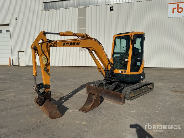 2018 Hyundai R35Z9 Mini-Pelle Mini Excavator: <6.6t - מיני מחפר: תמונה 2 2018 Hyundai R35Z9 Mini-Pelle Mini Excavator: <6.6t - מיני מחפר: תמונה 2