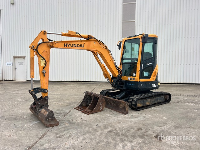 2018 Hyundai R35Z9 Mini-Pelle Mini Excavator: <6.6t - מיני מחפר: תמונה 1 2018 Hyundai R35Z9 Mini-Pelle Mini Excavator: <6.6t - מיני מחפר: תמונה 1
