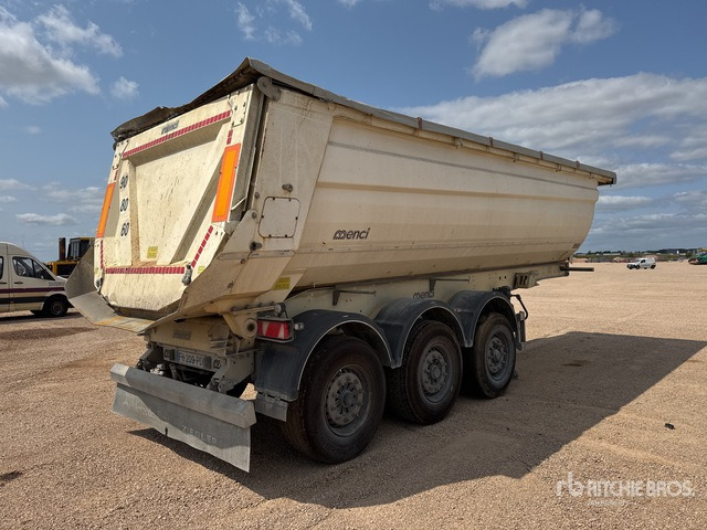 2019 Menci S7R Tri/A Remorque Benne 3 Essieux End Dump Trailer - סמיטריילר עם מזהיר: תמונה 4 2019 Menci S7R Tri/A Remorque Benne 3 Essieux End Dump Trailer - סמיטריילר עם מזהיר: תמונה 4