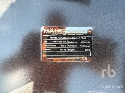HAENER HHG7220-00A 2150 mm Hydraulic Tilting Tilt ... - דלי מחפר: תמונה 5 HAENER HHG7220-00A 2150 mm Hydraulic Tilting Tilt ... - דלי מחפר: תמונה 5