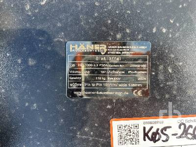 HAENER HSL1000 2.3 P35 950 mm Skeleton Sorting (Unused) - דלי מחפר: תמונה 5 HAENER HSL1000 2.3 P35 950 mm Skeleton Sorting (Unused) - דלי מחפר: תמונה 5