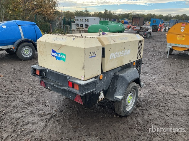 2013 Doosan 7/41 Mobile Air Compressor - מדחס אוויר: תמונה 4 2013 Doosan 7/41 Mobile Air Compressor - מדחס אוויר: תמונה 4