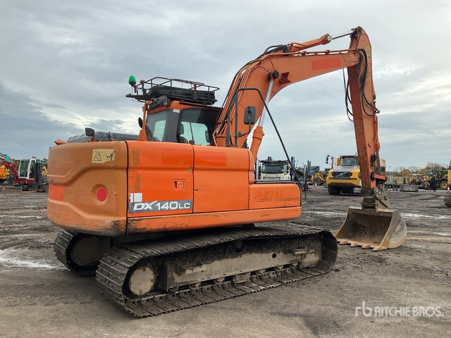2013 Doosan DX140 LC Tracked Excavator - מחפר סורק: תמונה 4 2013 Doosan DX140 LC Tracked Excavator - מחפר סורק: תמונה 4