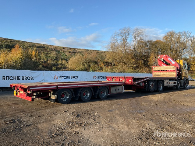2013 Scania R480LB Effer 685/5S Crane - Beavertail T/A Sleeper Truck Tractor - משאית צד נופל/ שטוחה: תמונה 5 2013 Scania R480LB Effer 685/5S Crane - Beavertail T/A Sleeper Truck Tractor - משאית צד נופל/ שטוחה: תמונה 5
