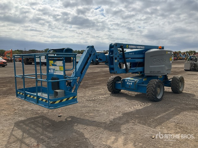 2014 Genie Z4525J 4WD Diesel Articulating Boom Lift - זרוע מרפקי: תמונה 4 2014 Genie Z4525J 4WD Diesel Articulating Boom Lift - זרוע מרפקי: תמונה 4