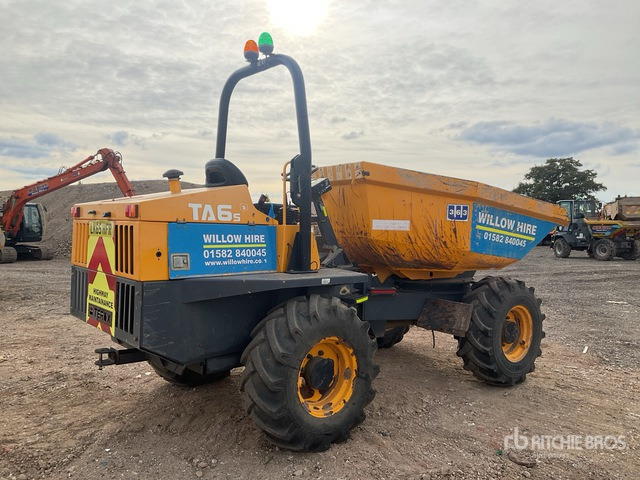2015 Terex TA6S 6 ton 4x4 Swivel Dumper - מסיר פסולת: תמונה 4 2015 Terex TA6S 6 ton 4x4 Swivel Dumper - מסיר פסולת: תמונה 4