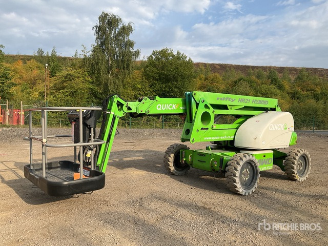 2016 Nifty HR21 4WD Hybrid Articulating Boom Lift - זרוע מרפקי: תמונה 1 2016 Nifty HR21 4WD Hybrid Articulating Boom Lift - זרוע מרפקי: תמונה 1