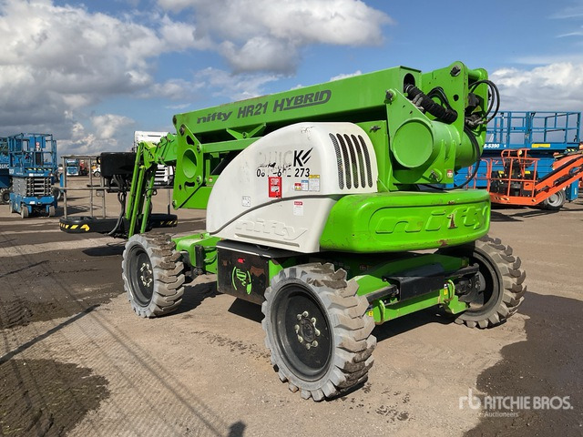 2016 Nifty HR21 4WD Hybrid Articulating Boom Lift - זרוע מרפקי: תמונה 4 2016 Nifty HR21 4WD Hybrid Articulating Boom Lift - זרוע מרפקי: תמונה 4