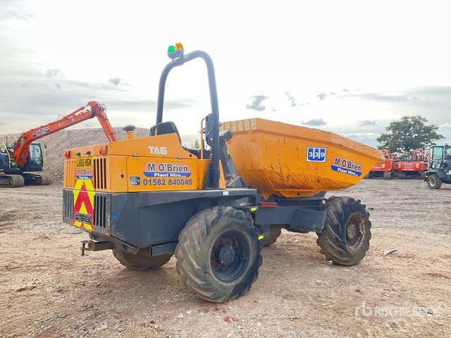 2016 Terex TA6S 6 ton 4x4 Swivel Dumper - מסיר פסולת: תמונה 3 2016 Terex TA6S 6 ton 4x4 Swivel Dumper - מסיר פסולת: תמונה 3