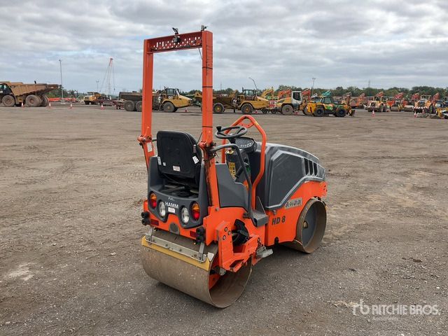 2018 Hamm HD8VV Double Drum Roller - רולר כביש: תמונה 4 2018 Hamm HD8VV Double Drum Roller - רולר כביש: תמונה 4