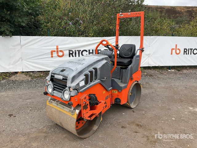2018 Hamm HD8VV Double Drum Roller - רולר כביש: תמונה 1 2018 Hamm HD8VV Double Drum Roller - רולר כביש: תמונה 1