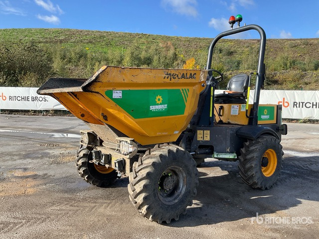 2018 Mecalac TA3s 3 ton 4x4 Swivel Dumper - מיני מסיר פסולת: תמונה 1 2018 Mecalac TA3s 3 ton 4x4 Swivel Dumper - מיני מסיר פסולת: תמונה 1