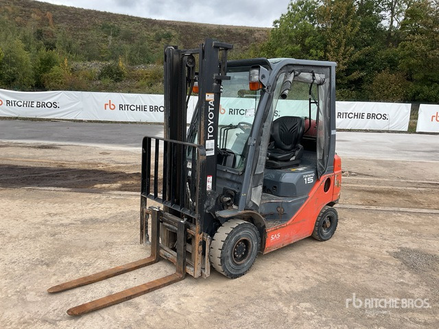 2018 Toyota 02-8FGF15 1500 kg Forklift - מכונות אחרות: תמונה 4 2018 Toyota 02-8FGF15 1500 kg Forklift - מכונות אחרות: תמונה 4