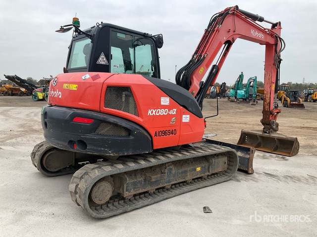 2019 Kubota KX080-4A 2019 Kubota KX080-4A Tracked Excavator Tracked Excavator - מחפר סורק: תמונה 4 2019 Kubota KX080-4A 2019 Kubota KX080-4A Tracked Excavator Tracked Excavator - מחפר סורק: תמונה 4