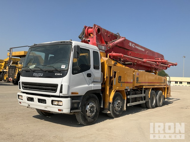 2002 Isuzu CXH50T 2003 Putzmeister M42 on 8x4 Twi ... Concrete Pump Truck - משאית משאבת בטון: תמונה 1 2002 Isuzu CXH50T 2003 Putzmeister M42 on 8x4 Twi ... Concrete Pump Truck - משאית משאבת בטון: תמונה 1