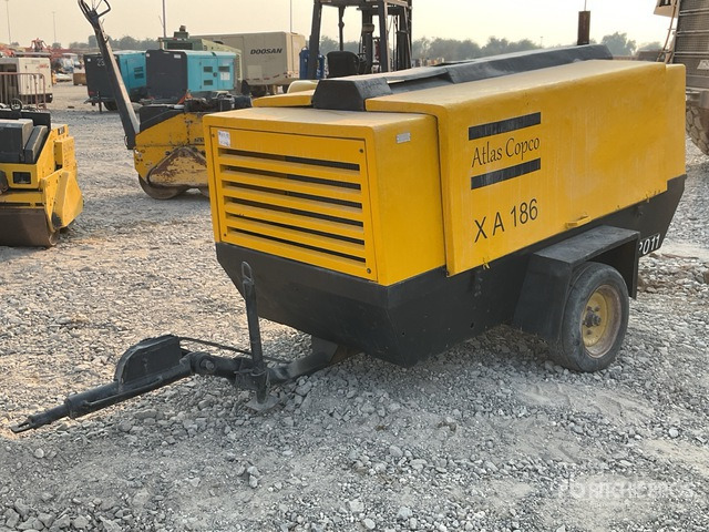 2005 Atlas Copco XA186DD Mobile Air Compressor - מדחס אוויר: תמונה 1 2005 Atlas Copco XA186DD Mobile Air Compressor - מדחס אוויר: תמונה 1