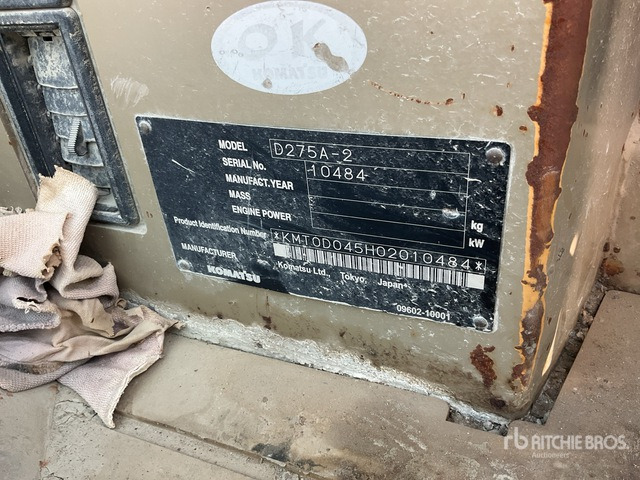 2005 Komatsu D275A-2 - דחפור: תמונה 1 2005 Komatsu D275A-2 - דחפור: תמונה 1