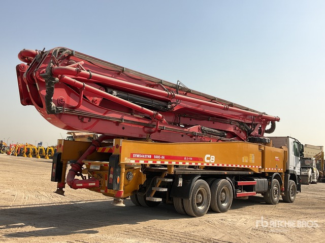 2019 Mercedes Benz Actros 4144 2019 Sany SYM5449THB 56 m on 8x ... Concrete Pump Truck - משאית משאבת בטון: תמונה 3 2019 Mercedes Benz Actros 4144 2019 Sany SYM5449THB 56 m on 8x ... Concrete Pump Truck - משאית משאבת בטון: תמונה 3