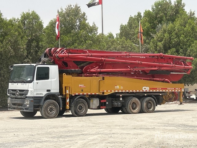 2020 Mercedes-Benz Actros 4141 2020 Sany SYM5449THBE 56 m on 8 ... Concrete Pump Truck - משאית משאבת בטון: תמונה 2 2020 Mercedes-Benz Actros 4141 2020 Sany SYM5449THBE 56 m on 8 ... Concrete Pump Truck - משאית משאבת בטון: תמונה 2