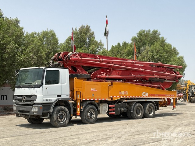 2020 Mercedes-Benz Actros 4141 2020 Sany SYM5449THBE 56 m on 8 ... Concrete Pump Truck - משאית משאבת בטון: תמונה 1 2020 Mercedes-Benz Actros 4141 2020 Sany SYM5449THBE 56 m on 8 ... Concrete Pump Truck - משאית משאבת בטון: תמונה 1