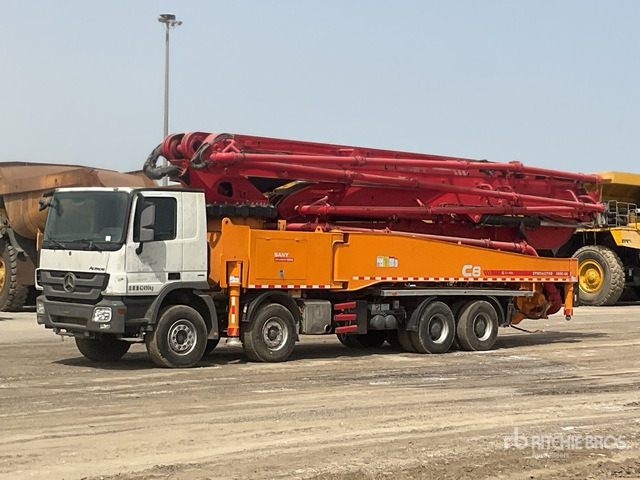 2020 Mercedes-Benz Actros 4143 2020 Sany SYM5449THBE 56 m on 8 ... Concrete Pump Truck - משאית משאבת בטון: תמונה 2 2020 Mercedes-Benz Actros 4143 2020 Sany SYM5449THBE 56 m on 8 ... Concrete Pump Truck - משאית משאבת בטון: תמונה 2
