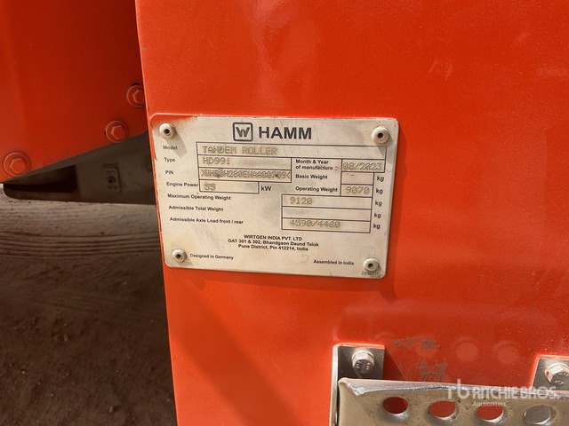 2023 Hamm HD99i - רולר כביש: תמונה 3 2023 Hamm HD99i - רולר כביש: תמונה 3
