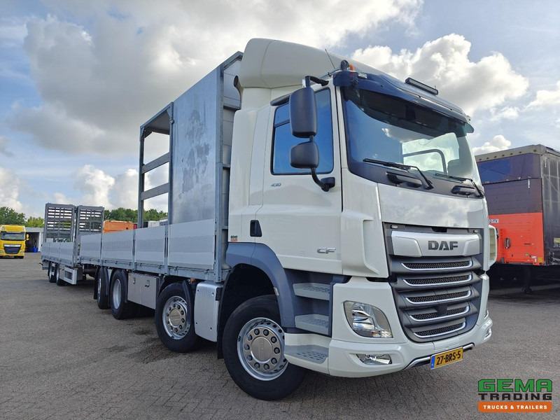DAF CF 430 FAX 8x2/6 Dagcabine Euro6D - Machine Transporter + 2assige Aanhanger - Hydraulische Rampen - Afneembare 10.000L WaterTank - 20.000km! Origineel - משאית הובלה אוטומטית: תמונה 4 DAF CF 430 FAX 8x2/6 Dagcabine Euro6D - Machine Transporter + 2assige Aanhanger - Hydraulische Rampen - Afneembare 10.000L WaterTank - 20.000km! Origineel - משאית הובלה אוטומטית: תמונה 4