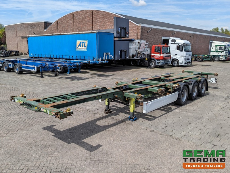 Krone SD 27 3-Assen BPW RearSlider - DrumBrakes - 5280kg (O1852) - סמיטריילר מוביל מכולות/ החלפת גוף: תמונה 1 Krone SD 27 3-Assen BPW RearSlider - DrumBrakes - 5280kg (O1852) - סמיטריילר מוביל מכולות/ החלפת גוף: תמונה 1