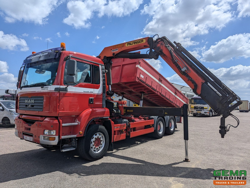 MAN TGA 26.430 6x4 Dagcab Euro3 - Kipper + Palfinger PK23002 - Afstandsbediening - 291.000km - מזהיר, משאית מנוף: תמונה 1 MAN TGA 26.430 6x4 Dagcab Euro3 - Kipper + Palfinger PK23002 - Afstandsbediening - 291.000km - מזהיר, משאית מנוף: תמונה 1