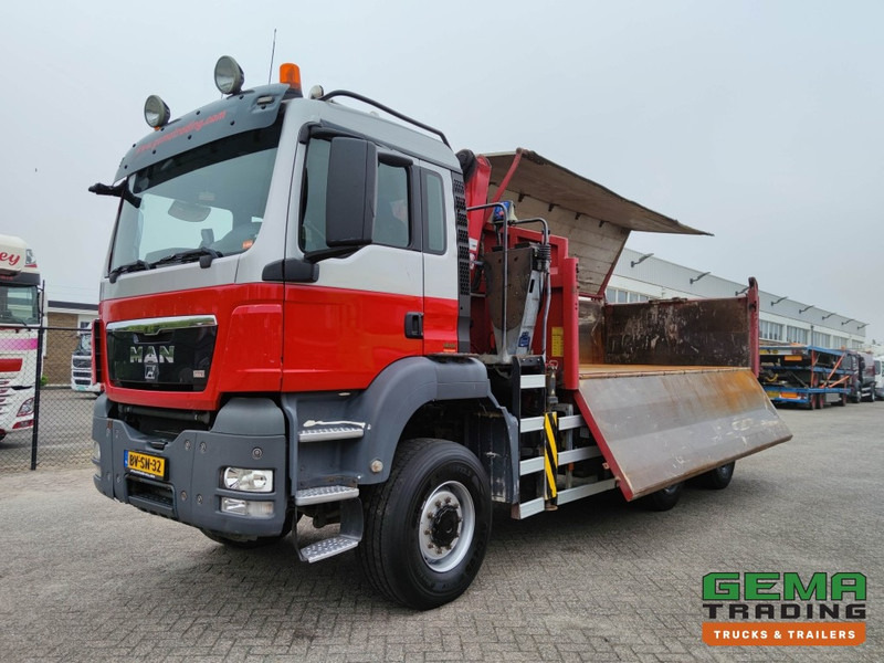MAN TGS 26.400 6x6 4 Daycab Euro4 - HMF1643Z2 - Hyva 2-Zijdige Kipper 5.4m. - REBUILT ENGINE - TOP! (V584) - מזהיר, משאית מנוף: תמונה 2 MAN TGS 26.400 6x6 4 Daycab Euro4 - HMF1643Z2 - Hyva 2-Zijdige Kipper 5.4m. - REBUILT ENGINE - TOP! (V584) - מזהיר, משאית מנוף: תמונה 2