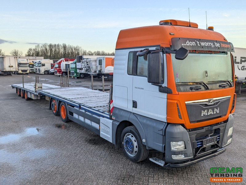 MAN TGX 26.500 6x2/4 LL Euro6 - Retarder + Recker FZ3 3-Assige Aanhanger - Uitschuifbaar - משאית הובלה אוטומטית: תמונה 3 MAN TGX 26.500 6x2/4 LL Euro6 - Retarder + Recker FZ3 3-Assige Aanhanger - Uitschuifbaar - משאית הובלה אוטומטית: תמונה 3