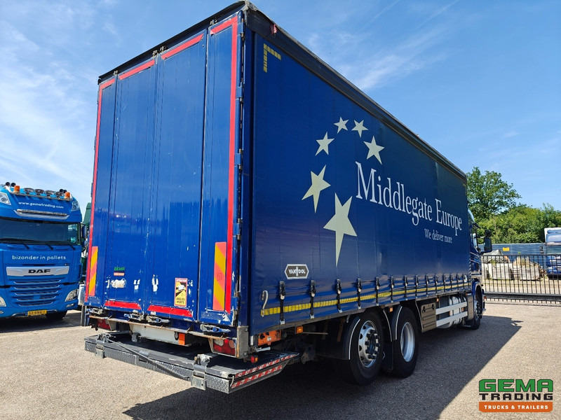Scania G410 6x2/4 Streamline Euro6 - Retarder - Schuifzeilenbak 8.2M + Laadklep 1500kg - Smart Tacho V2 - משאית וילונות צד: תמונה 4 Scania G410 6x2/4 Streamline Euro6 - Retarder - Schuifzeilenbak 8.2M + Laadklep 1500kg - Smart Tacho V2 - משאית וילונות צד: תמונה 4
