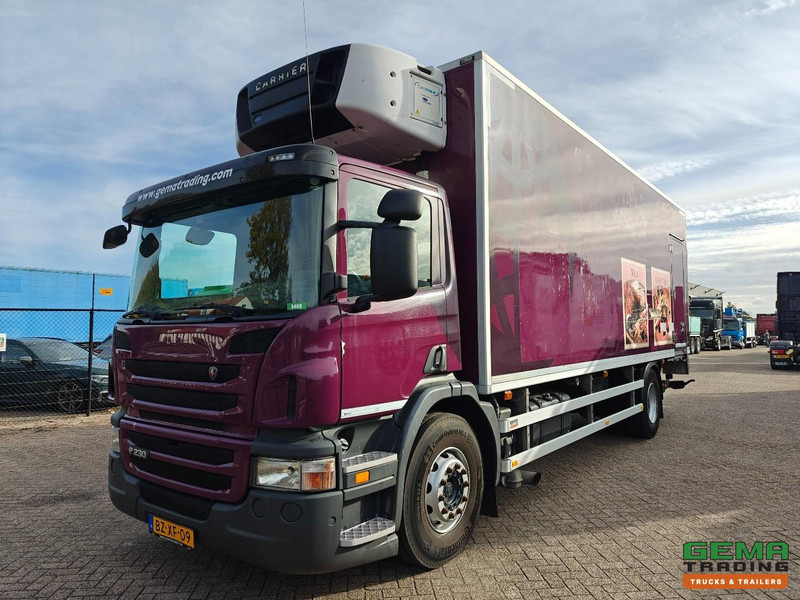 Scania P230 4x2 Dagcab Euro5 - Koel-VriesBak 7.55m + Carrier Supra 950MT + Laadklep 2000kg - משאית קירור: תמונה 1 Scania P230 4x2 Dagcab Euro5 - Koel-VriesBak 7.55m + Carrier Supra 950MT + Laadklep 2000kg - משאית קירור: תמונה 1
