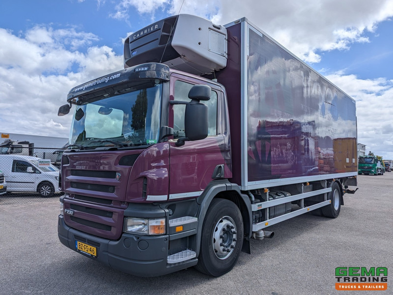 Scania P230 4x2 Dagcab Euro5 - Koel-VriesBak 7.5m + Carrier Supra 950MT + Laadklep 2000kg - משאית קירור: תמונה 1 Scania P230 4x2 Dagcab Euro5 - Koel-VriesBak 7.5m + Carrier Supra 950MT + Laadklep 2000kg - משאית קירור: תמונה 1