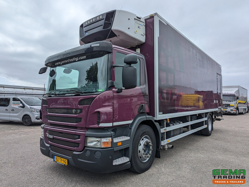 Scania P230 4x2 Dagcab Euro5 - Koel-VriesBak 8.4m + Carrier Supra 950MT + Laadklep 2000kg - משאית קירור: תמונה 1 Scania P230 4x2 Dagcab Euro5 - Koel-VriesBak 8.4m + Carrier Supra 950MT + Laadklep 2000kg - משאית קירור: תמונה 1