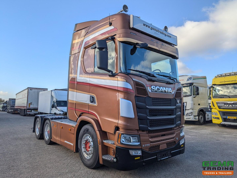 Scania S730 6x4 Topline Euro6 - V8 - Retarder - Costum Interior - Vollucht - Alcoa's - יחידת טרקטור: תמונה 2 Scania S730 6x4 Topline Euro6 - V8 - Retarder - Costum Interior - Vollucht - Alcoa's - יחידת טרקטור: תמונה 2