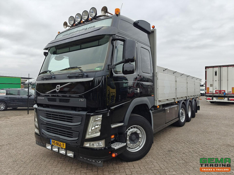 Volvo FM500 8x2/6 Globetrotter Euro6B - Open Laadbak 7.3M - HH Vloer - Alu Zijborden - Stuur/LiftAssen - משאית צד נופל/ שטוחה: תמונה 1 Volvo FM500 8x2/6 Globetrotter Euro6B - Open Laadbak 7.3M - HH Vloer - Alu Zijborden - Stuur/LiftAssen - משאית צד נופל/ שטוחה: תמונה 1