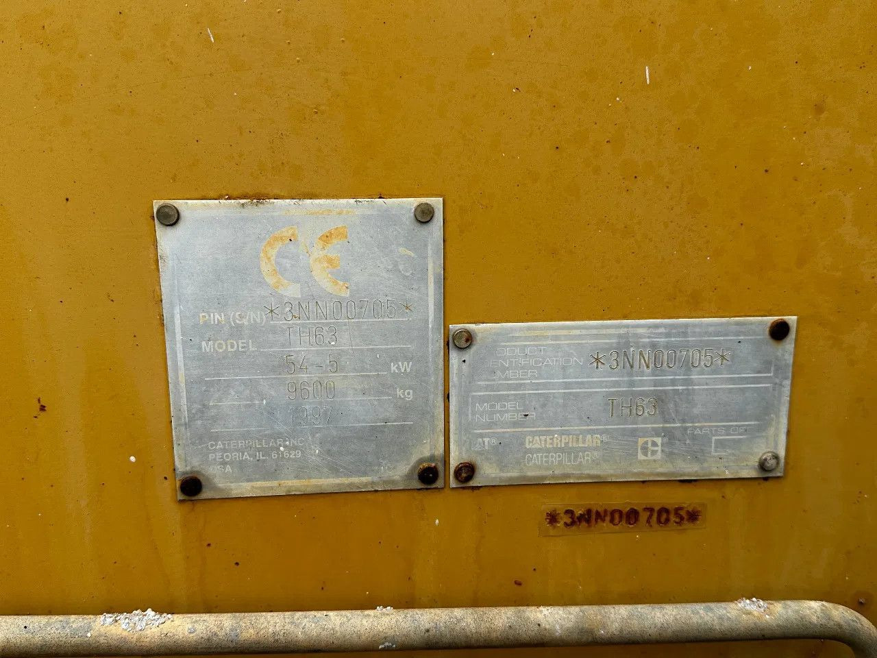 CAT Caterpillar TH63 4X4X4 Telehandler - מפעיל טלסקופי: תמונה 5 CAT Caterpillar TH63 4X4X4 Telehandler - מפעיל טלסקופי: תמונה 5