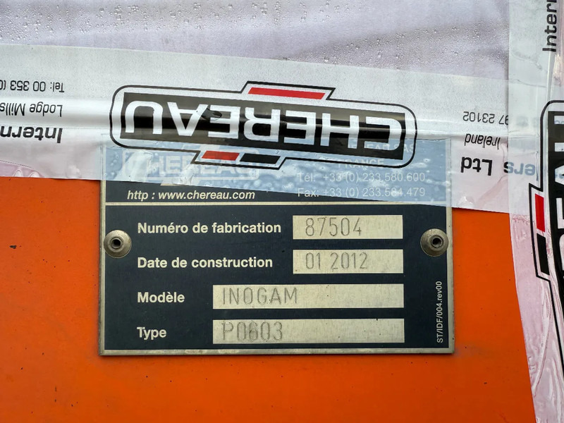 סמיטריילר עם קירור Chereau Frigo Carier Vector 1850 3 axle 7CM Side H2.60: תמונה 6 סמיטריילר עם קירור Chereau Frigo Carier Vector 1850 3 axle 7CM Side H2.60: תמונה 6