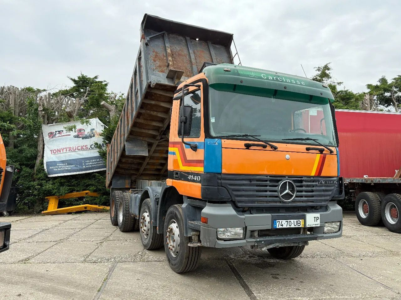 Mercedes-Benz Actros 4140 V6 8X4 Tipper Spring/Spring Manual G - מזהיר: תמונה 1 Mercedes-Benz Actros 4140 V6 8X4 Tipper Spring/Spring Manual G - מזהיר: תמונה 1