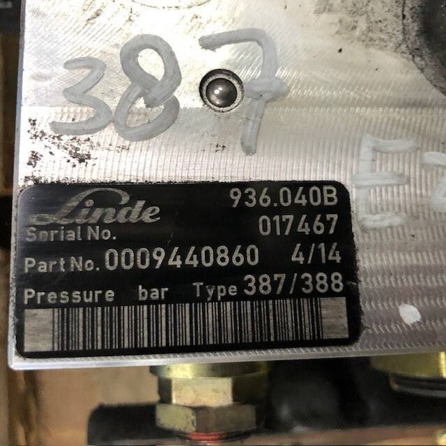 Brake valve for Linde - שסתום הידרולי עבור ציוד לטיפול בחומרים: תמונה 3 Brake valve for Linde - שסתום הידרולי עבור ציוד לטיפול בחומרים: תמונה 3