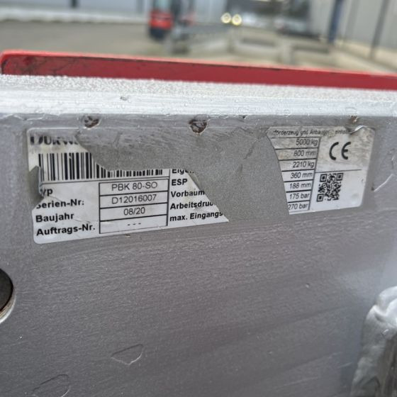 Dürwen Bale Clamp with side shift - מהדק עבור מכונה חקלאית: תמונה 3 Dürwen Bale Clamp with side shift - מהדק עבור מכונה חקלאית: תמונה 3