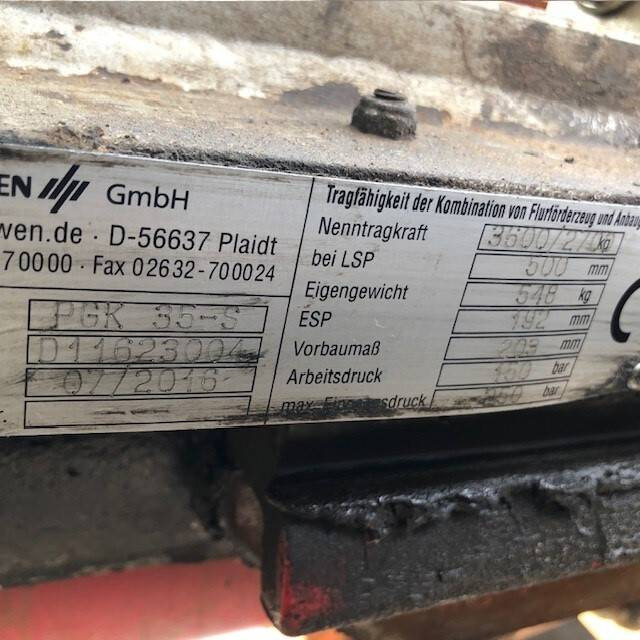Dürwen Fork clamp with separate side shift - מהדק: תמונה 5 Dürwen Fork clamp with separate side shift - מהדק: תמונה 5