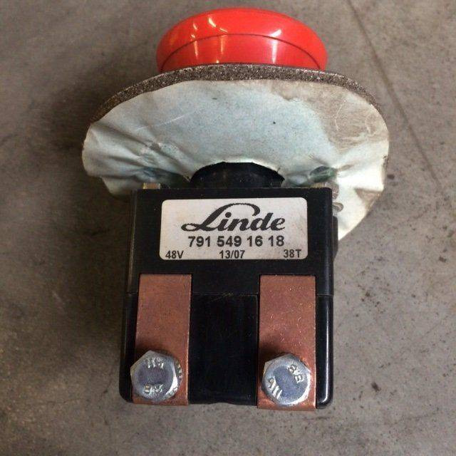 Emergency stop switch for Linde Series 1110/1111/1190/132 - מתג עמוד היגוי עבור ציוד לטיפול בחומרים: תמונה 1 Emergency stop switch for Linde Series 1110/1111/1190/132 - מתג עמוד היגוי עבור ציוד לטיפול בחומרים: תמונה 1