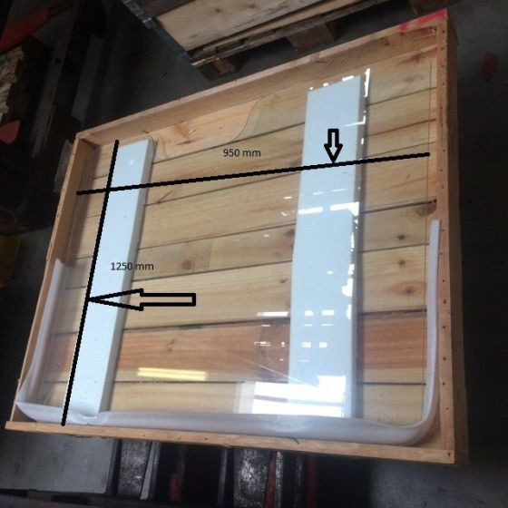 Glass front for Caterpillar / Mitsubishi - תא ופנים הרכב עבור ציוד לטיפול בחומרים: תמונה 2 Glass front for Caterpillar / Mitsubishi - תא ופנים הרכב עבור ציוד לטיפול בחומרים: תמונה 2