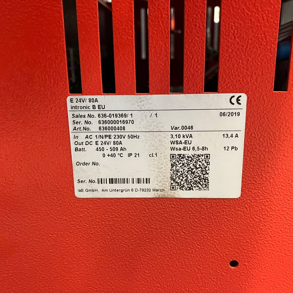 Hawker 24V/80A - חלקי חילוף עבור ציוד לטיפול בחומרים: תמונה 4 Hawker 24V/80A - חלקי חילוף עבור ציוד לטיפול בחומרים: תמונה 4